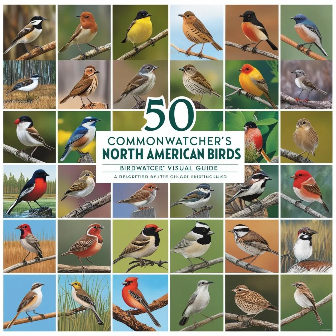 50 Common Birds of North America Birdwatcher's Visual Guide - Detailed Illustrated E-Book for Nature Enthusiasts and Educators 2025-2026 6