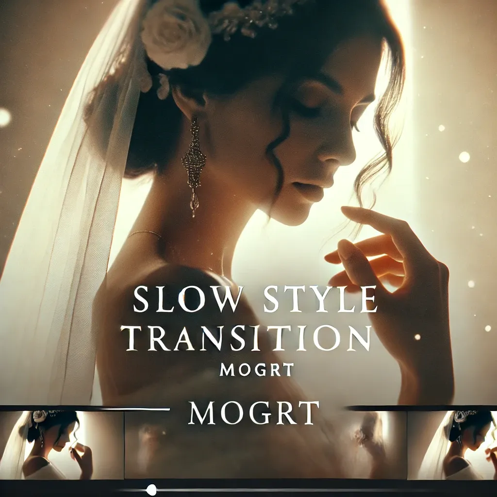 Slow Style Transition MOGRT - Cinematic Video Transition Effects for Creative Filmmakers and Editors 2025-2026