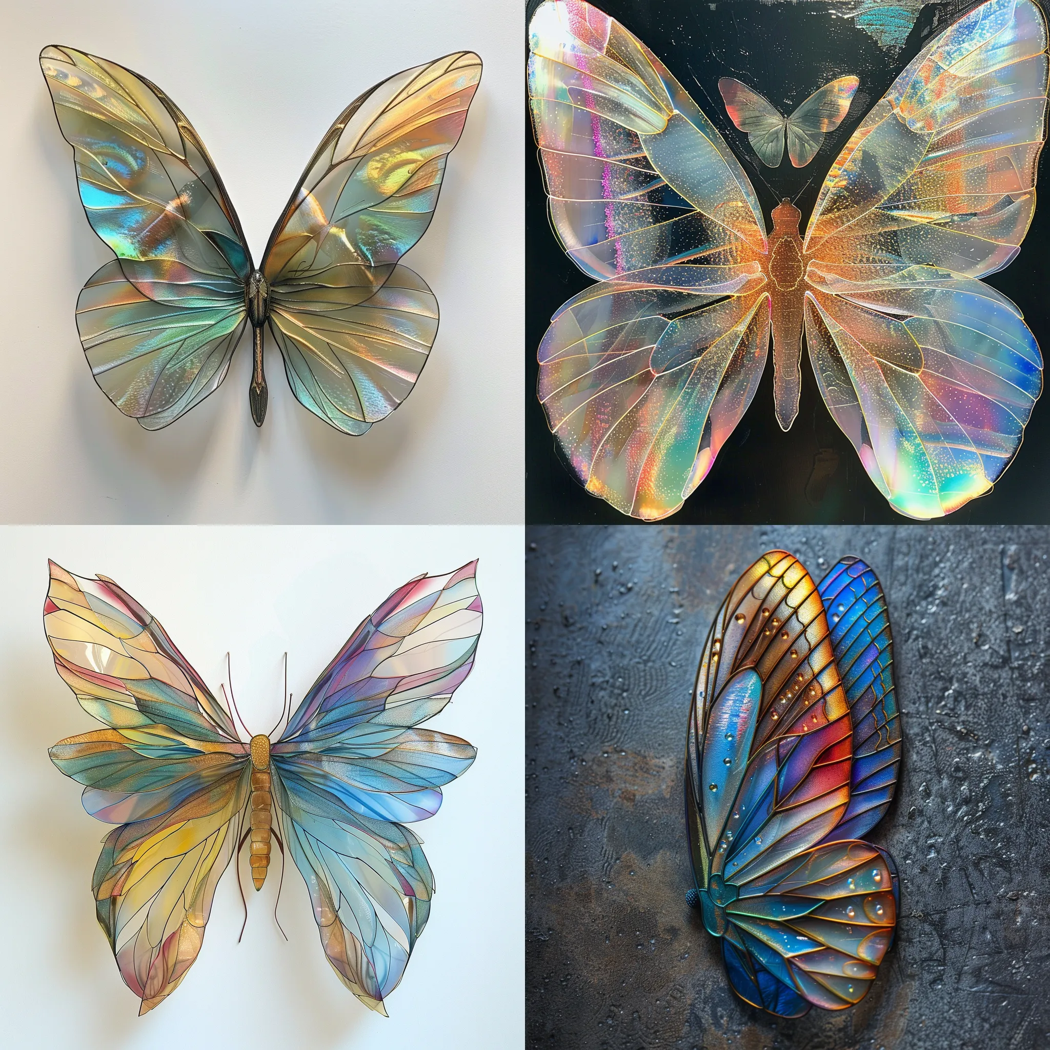 Abstract Insect Wings - Whimsical Biometric Abstract Art for Creative Designers and Contemporary Decor 3