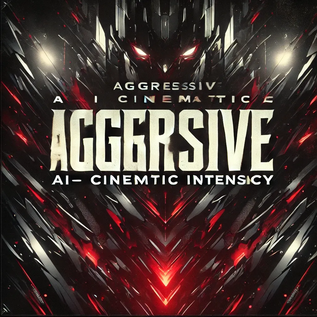 Aggressive AI Cinematic Intensity - Dynamic AI-Generated Background Scores for Filmmakers and Creators