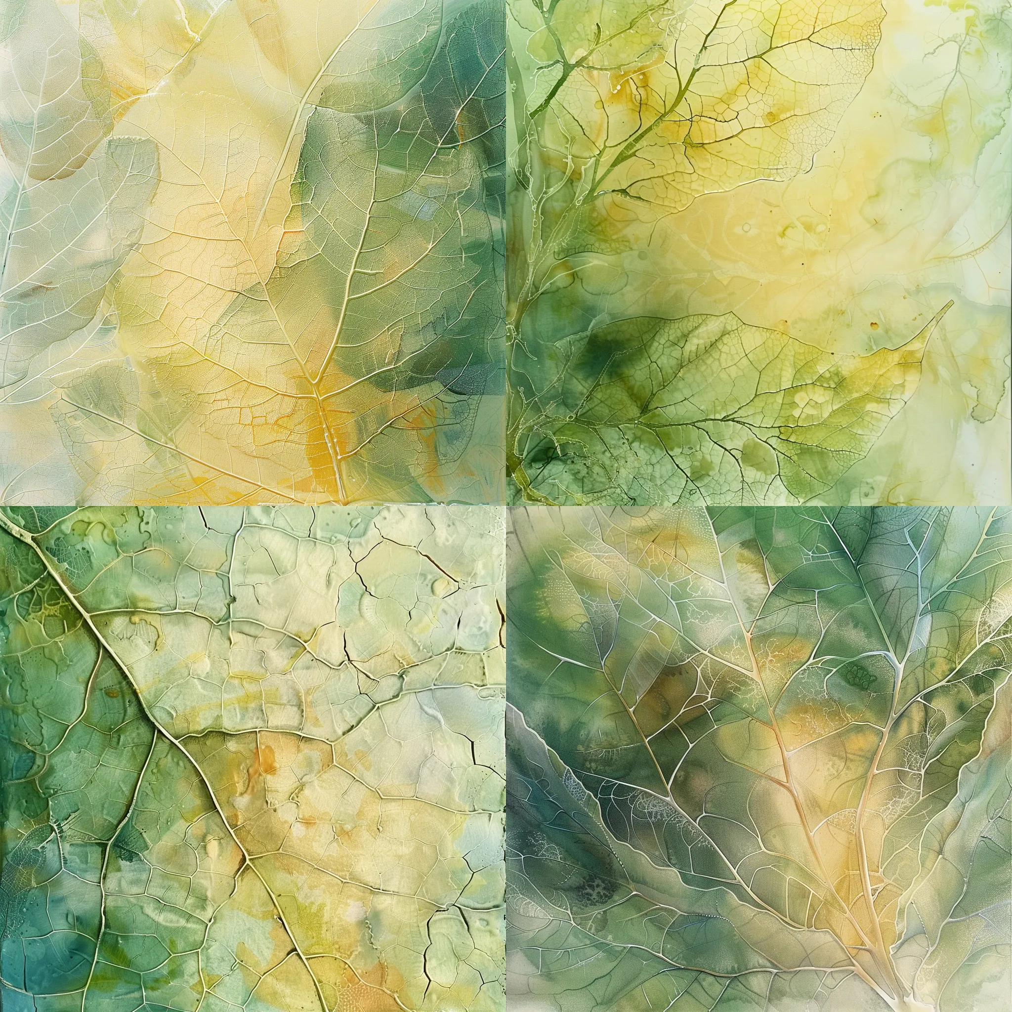 Abstract Leaf Veins - Delicate Organic Pattern - Elegant Abstract Art for Creative Prints and Visual Projects 4