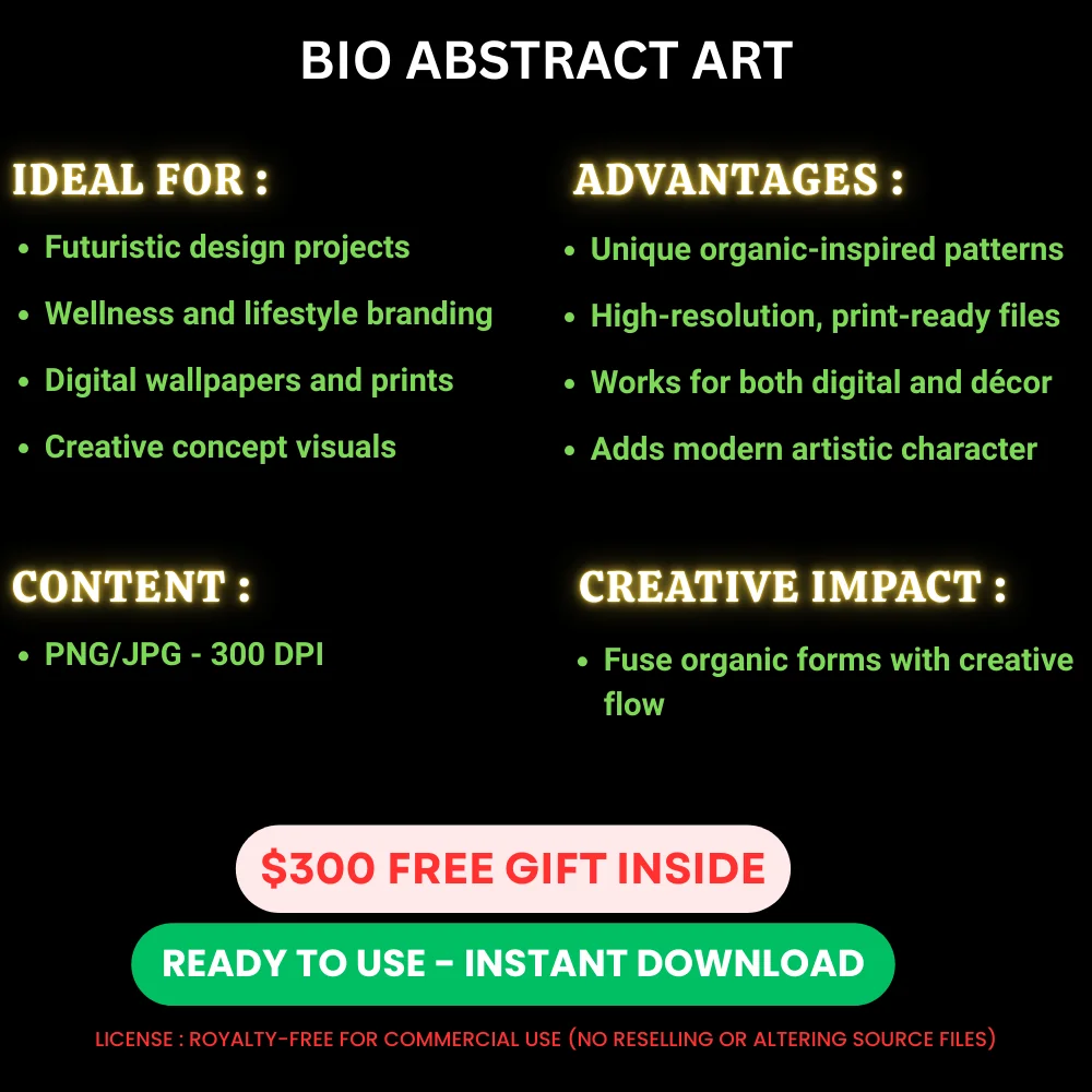 Abstract Cellular Structures - Vibrant Microcosm - Dynamic Abstract Art for Creative Spaces and Visual Storytelling 2