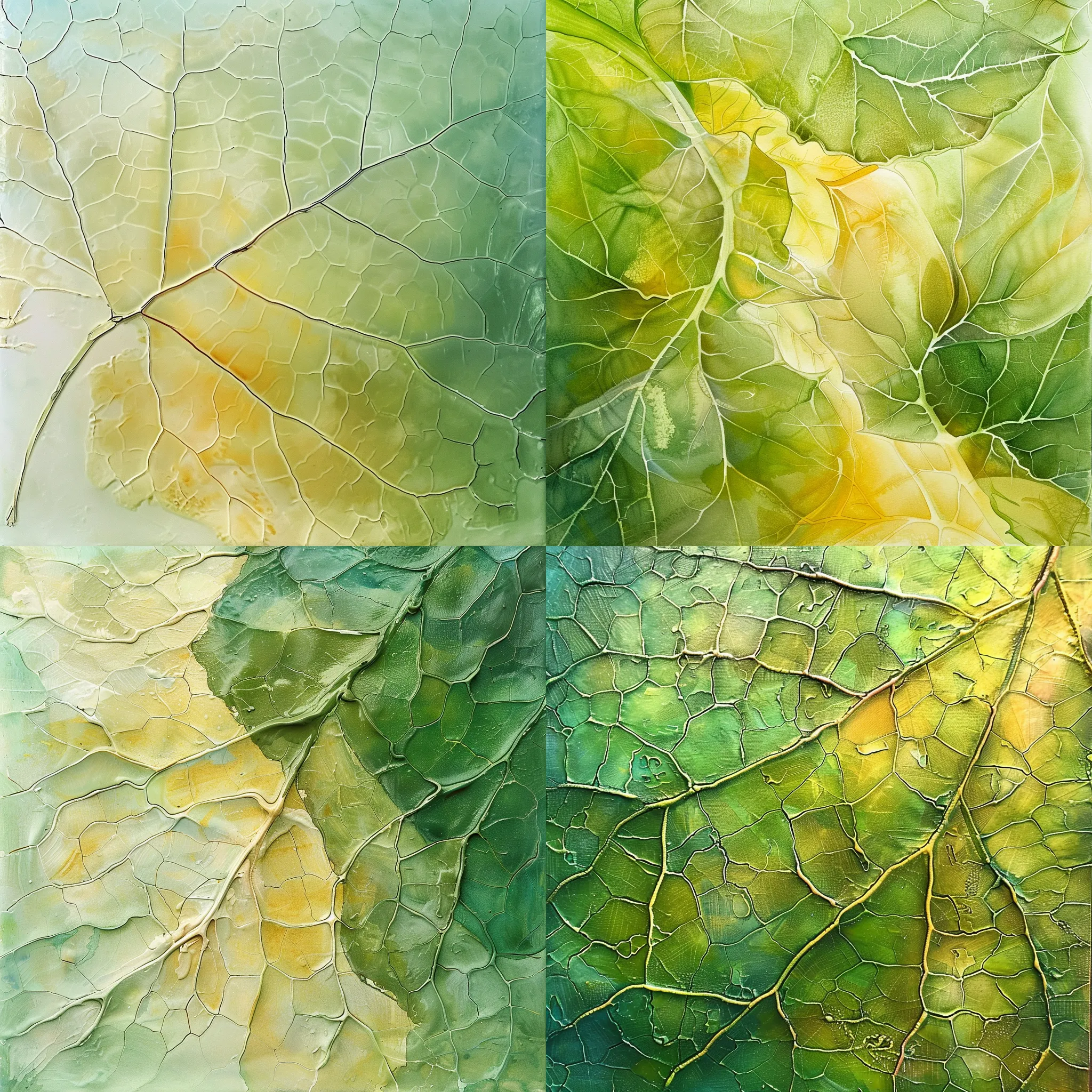 Abstract Leaf Veins - Delicate Organic Pattern - Elegant Abstract Art for Creative Prints and Visual Projects 3