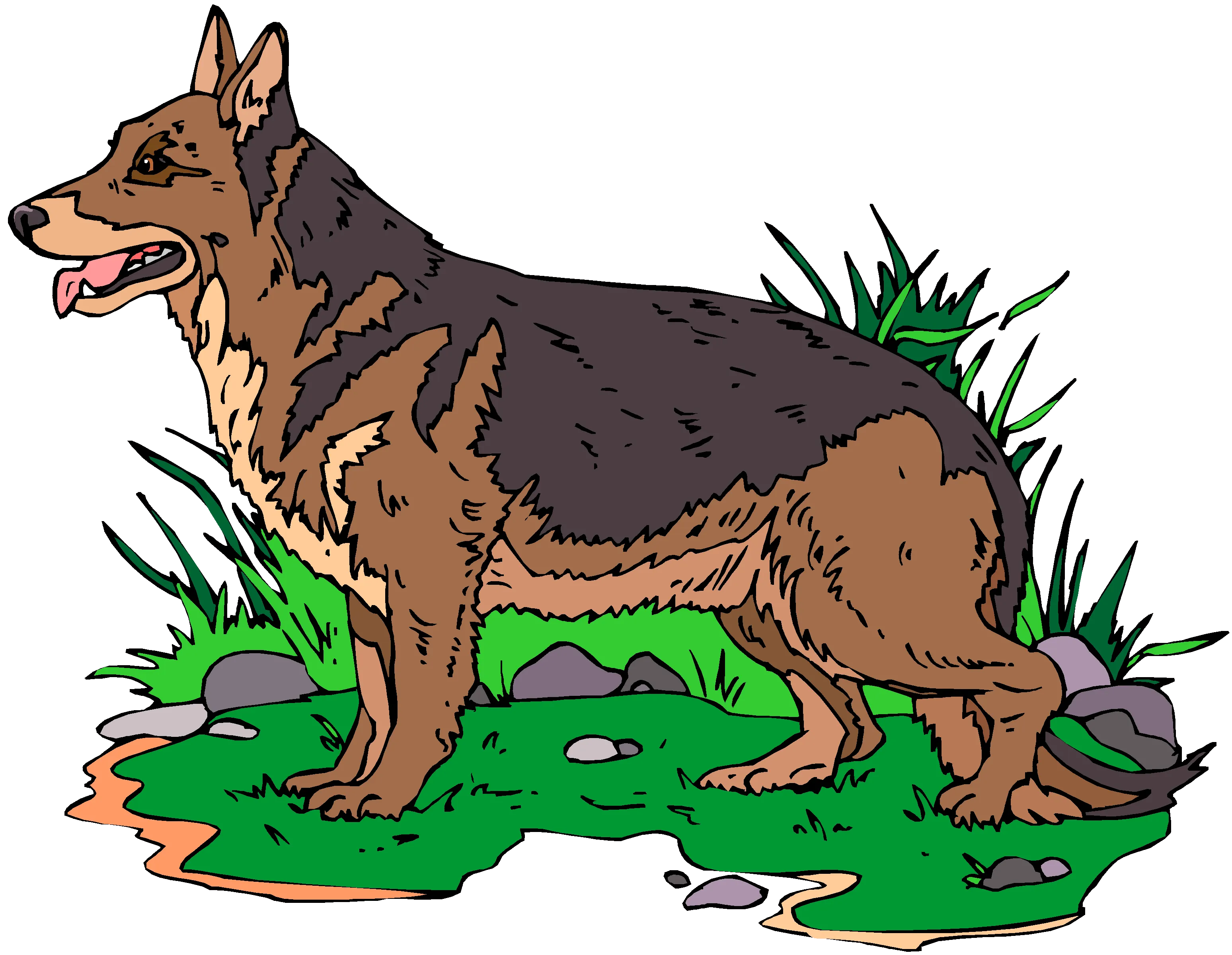 10 Playful Dogs Canine Clipart Collection Vol2 - Vibrant Vector Illustrations for Creative Pet Projects and Branding 4