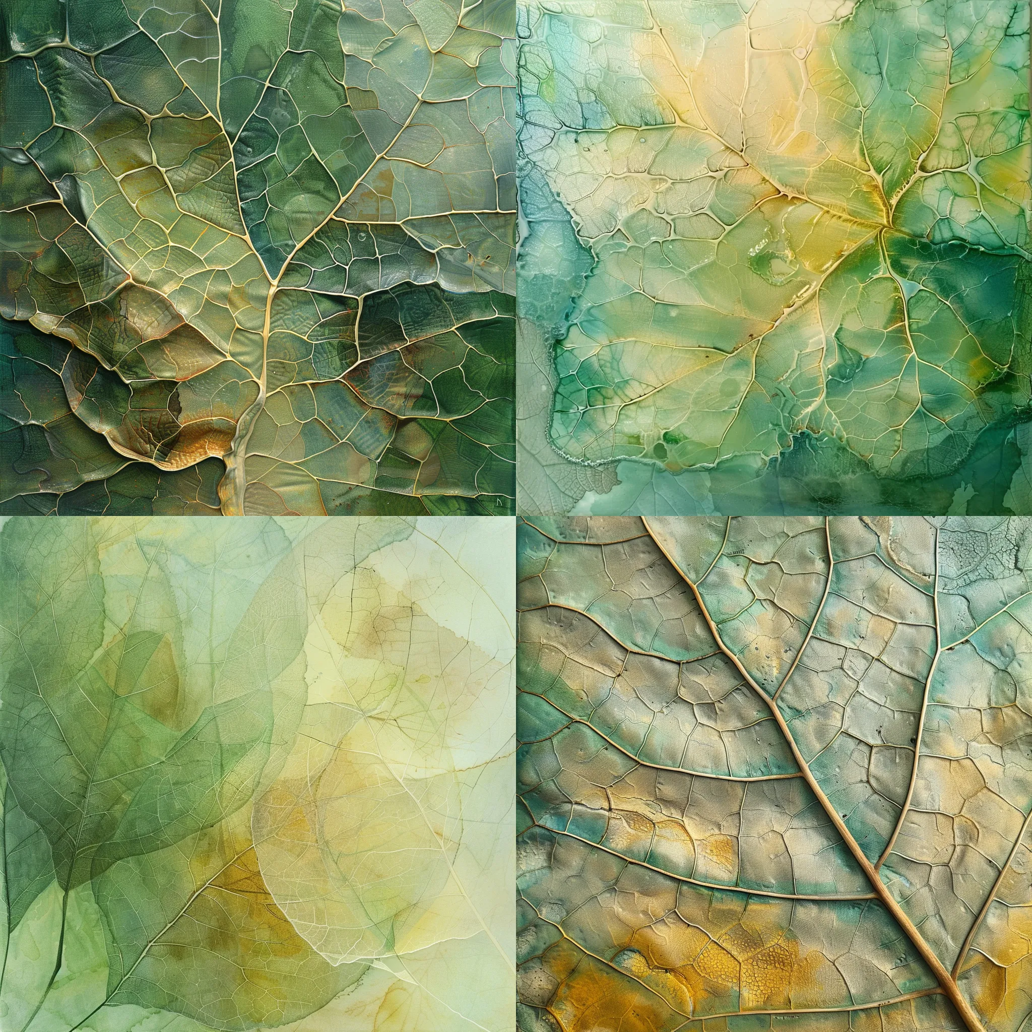 Abstract Leaf Veins - Delicate Organic Pattern - Elegant Abstract Art for Creative Prints and Visual Projects 5