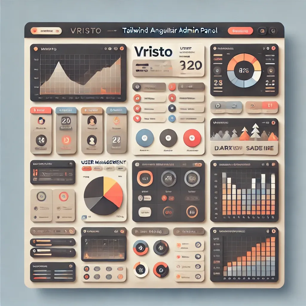 Vristo Tailwind Angular Admin Panel - Modern Admin Dashboard Template ...