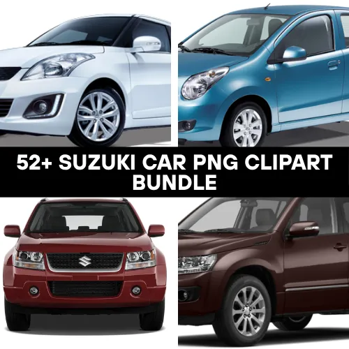 52+ Suzuki Car PNG Clipart Bundle - Premium Travel & Transportation Vehicle Graphics for Designers and Marketers 3