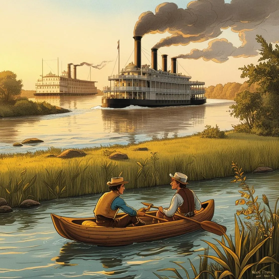 Adventures Of Huckleberry Finn - Classic River Adventure Novel for Timeless Action & Exploration Enthusiasts 5