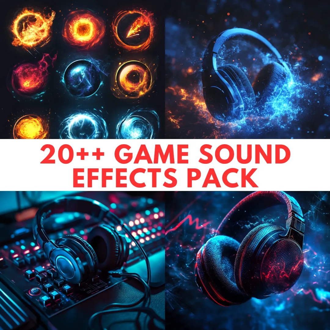20++ Game Sound Effects Pack - Immersive Audio Effects for Game Developers and Multimedia Creators 4