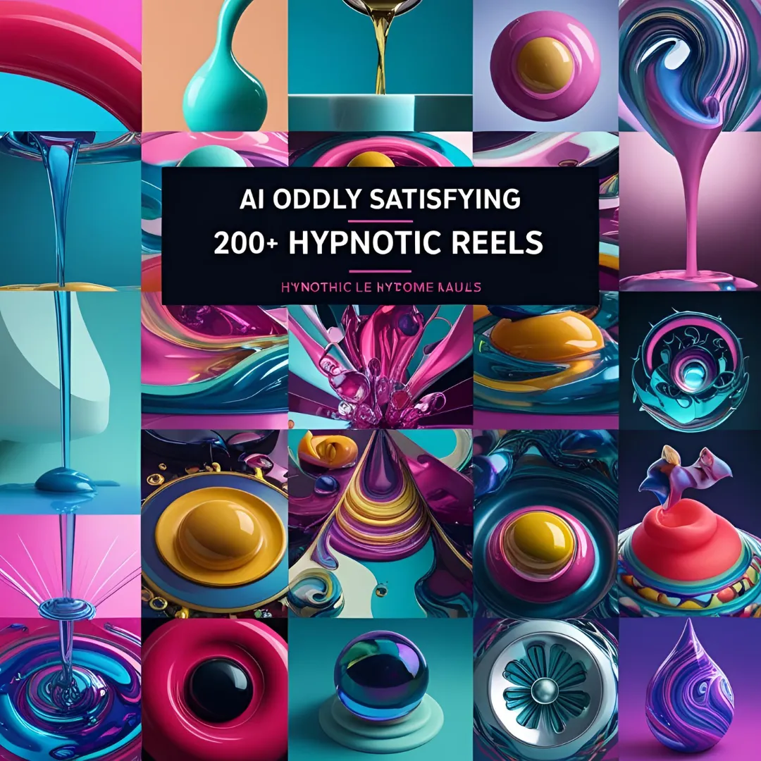 AI Oddly Satisfying - Hypnotic AI-Generated Reels for Entertainment and Engaging Social Content