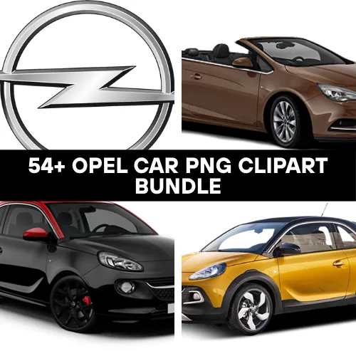 54+ Opel Car PNG Clipart Bundle - Premium Travel & Transportation Graphics for Creative Projects and Branding 3