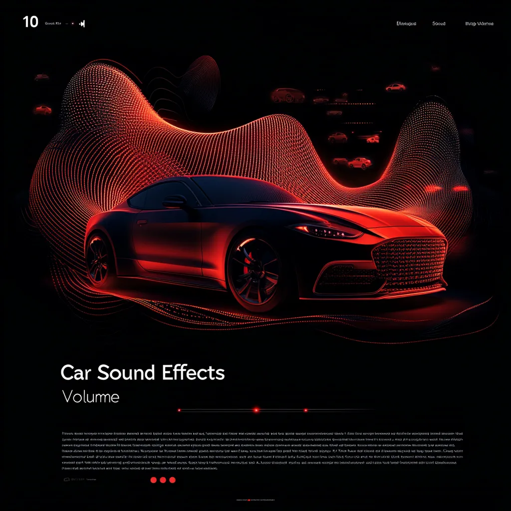 10 Car Sound Effects Volume - Premium Automotive Audio SFX Collection for Creators and Sound Designers