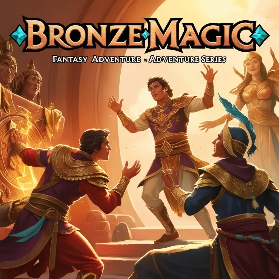 Bronze Magic Fantasy Adventure Series with Ancient Powers - Immersive Action & Adventure E-Book for Enthralling Readers