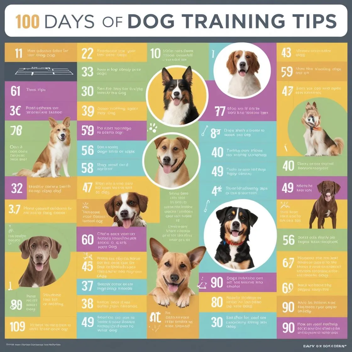 100 Days Dog Training Tips Free Advanced Training Techniques - Expert Guide for Effective Canine Training and Behavior Mastery