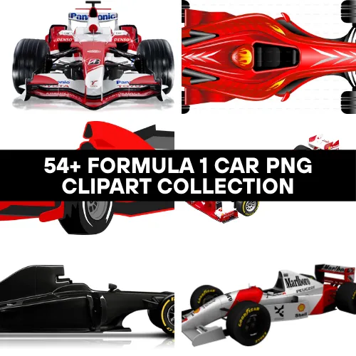 54+ Formula 1 Car PNG Clipart Collection - Dynamic Racing Car Graphics for Designers and Motorsport Projects 3