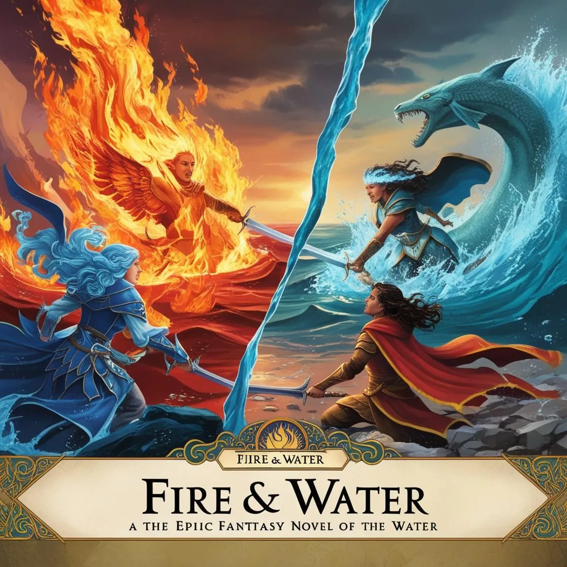 Fire & Water Elemental Fantasy Epic of Survival & Conflict - Immersive Action & Adventure E-Book for Thrill Seekers and Fantasy Lovers 6