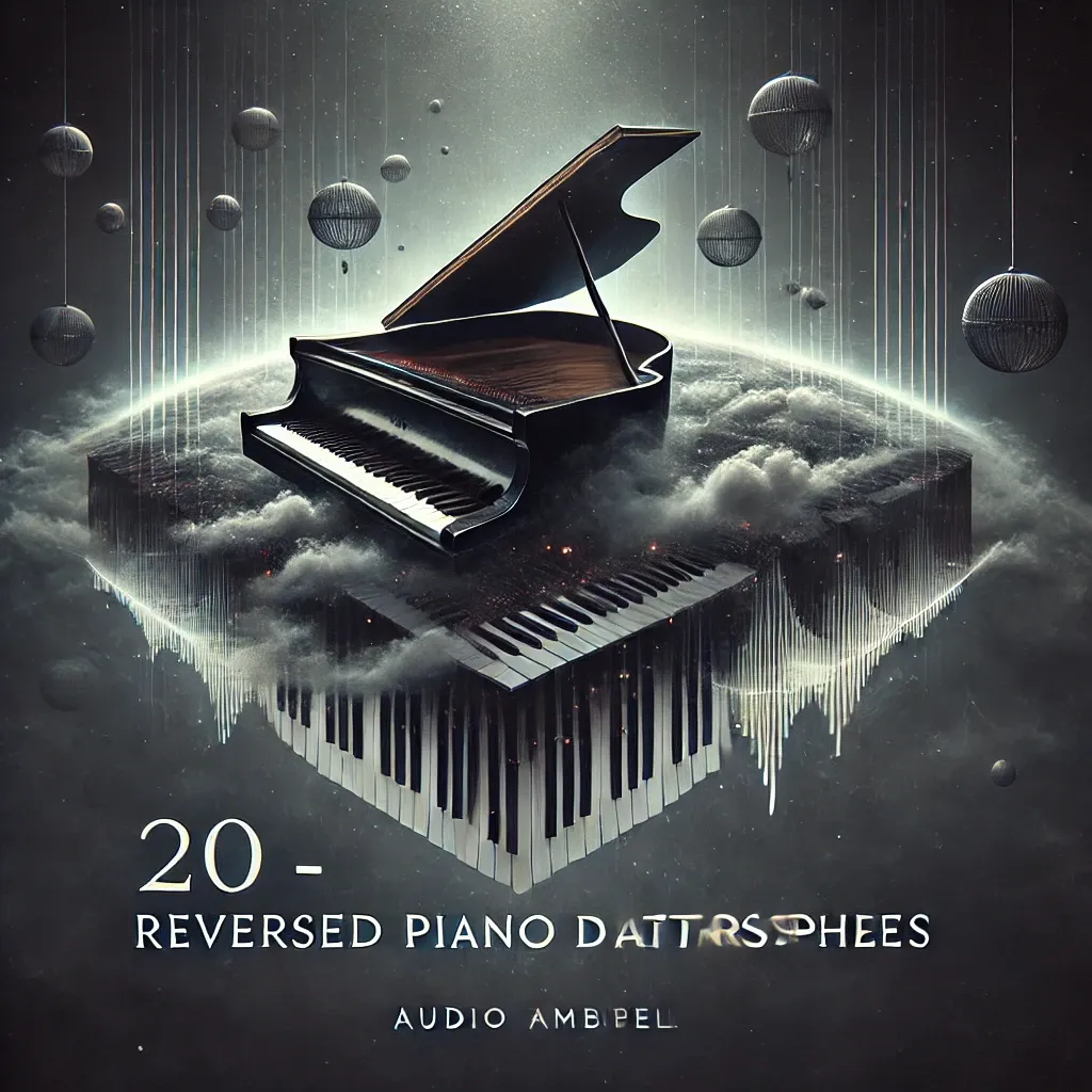 20 Reversed Piano Drone Atmospheres - Immersive Ambient Audio Effects for Creators and Sound Designers 3