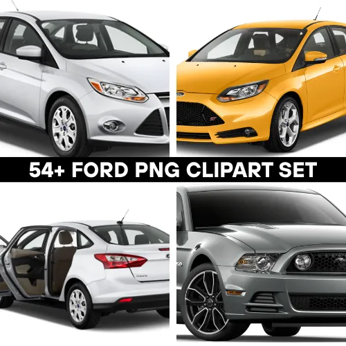 54+ Ford PNG Clipart Set - Premium Travel & Transportation Clipart for Designers and Creators 3