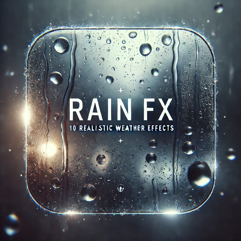 Rain FX - 10 Realistic Weather Effects - Dynamic Video Transitions and VFX for Filmmakers and Creators