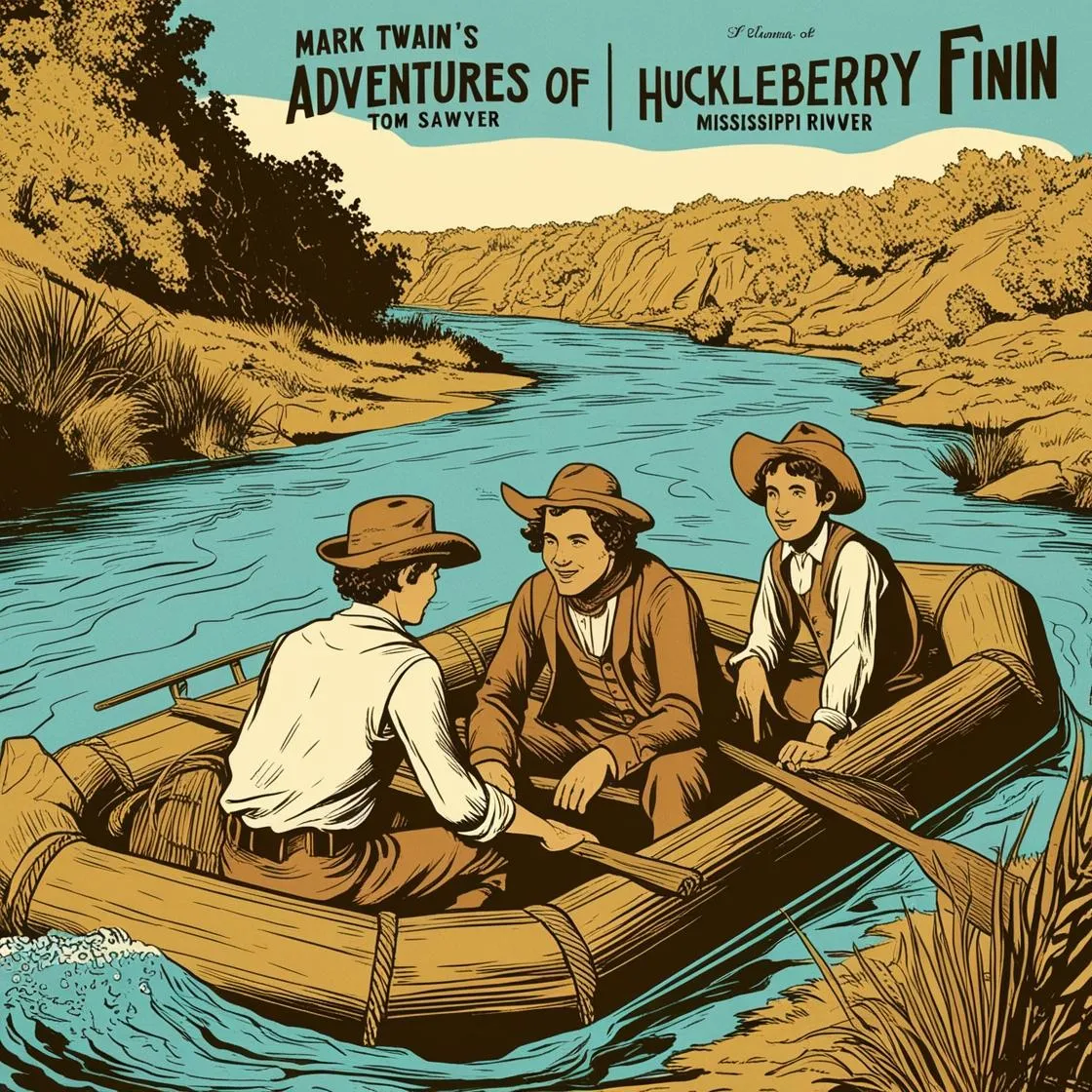 Adventures Of Huckleberry Finn - Classic River Adventure Novel for Timeless Action & Exploration Enthusiasts