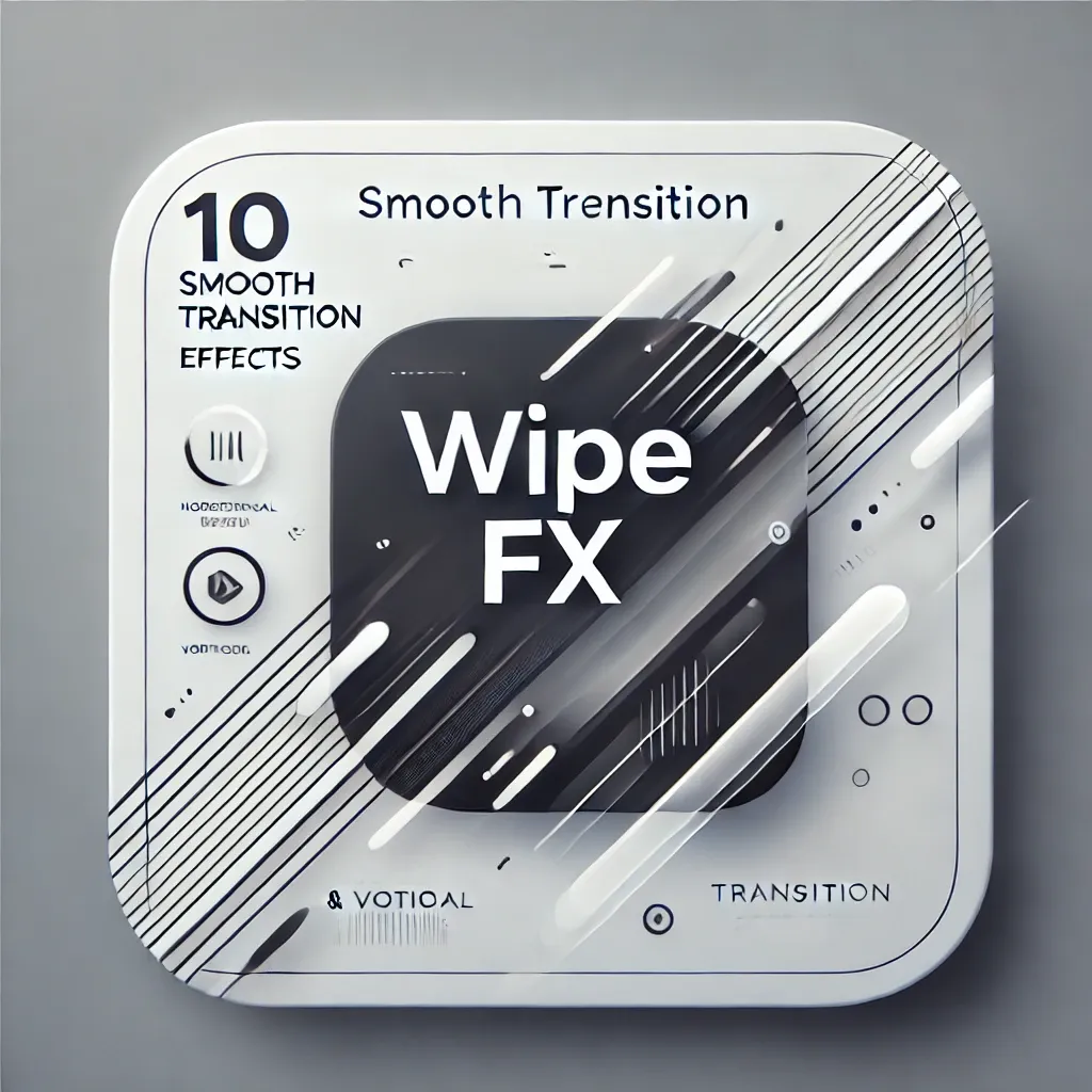 Wipe FX - 10 Smooth Transition Effects - Cinematic Video Transitions for Filmmakers and Content Creators
