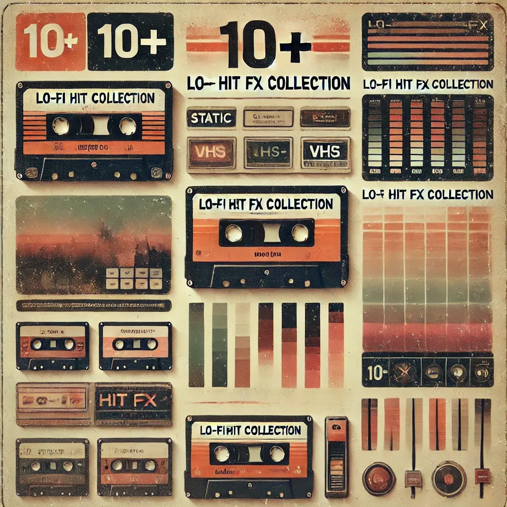 10+ Lo-Fi Hit FX Collection - Immersive Lo-Fi Audio Effects for Creative Sound Design and Media Projects